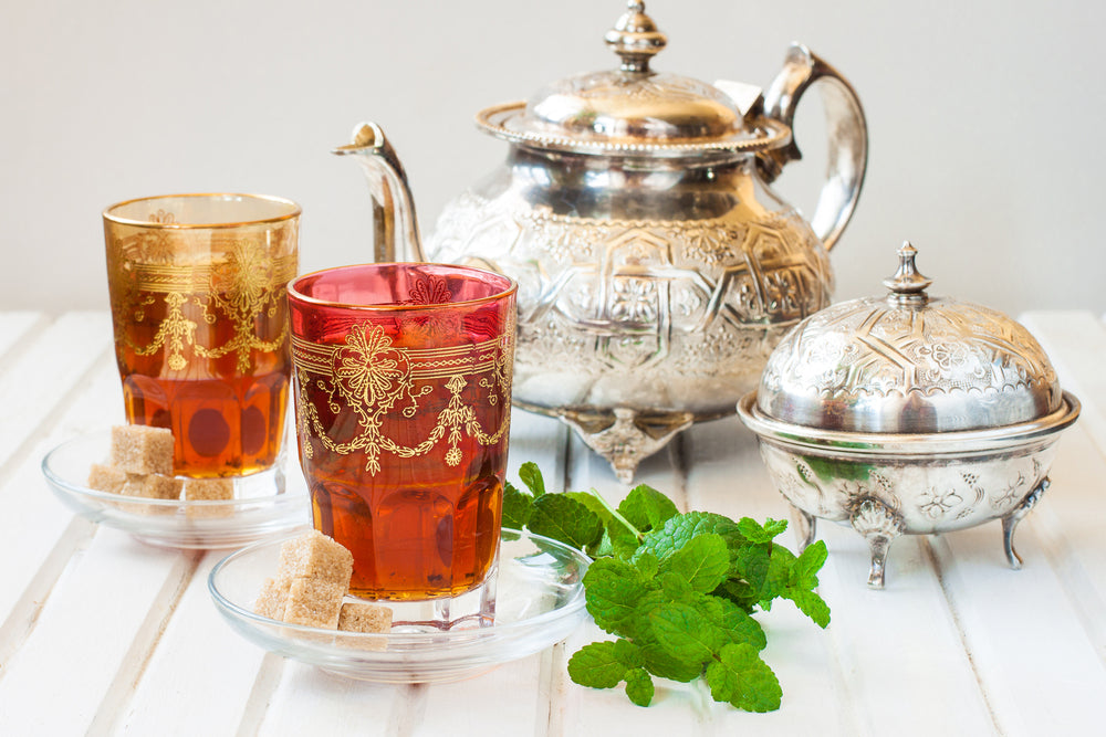Moroccan tea with mint